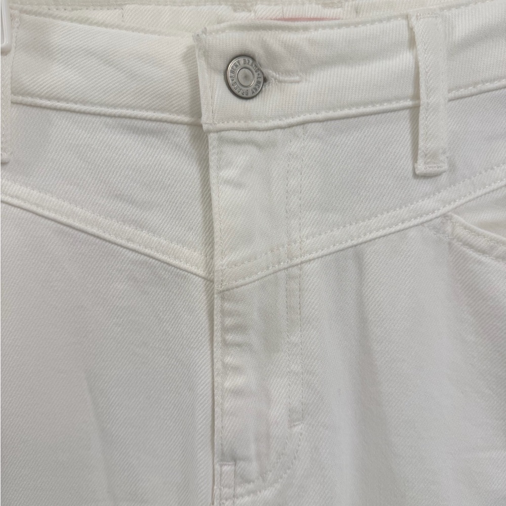 Lucky Brand White Denim Midi Skirt with Slit | Size 6 / 28 - Picture 3 of 5